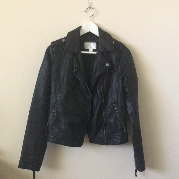 target black moto jacket
